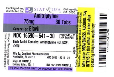 Amitriptyline 75mg Label Image (Amitriptyline 75mg Label)